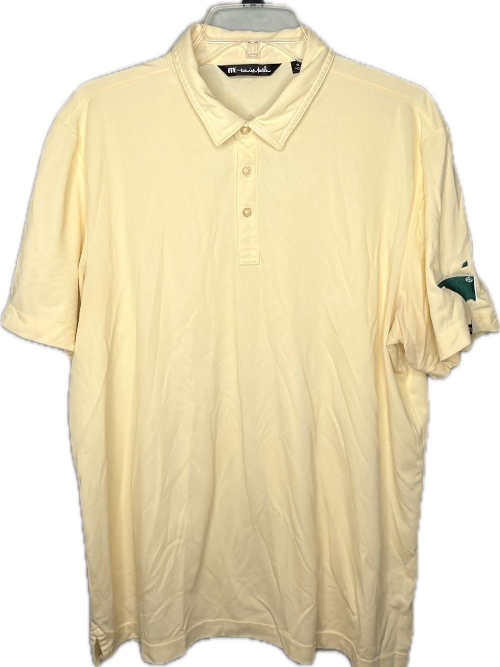 Travis Mathew Oklahoma Yellow Gold Polo Shirt